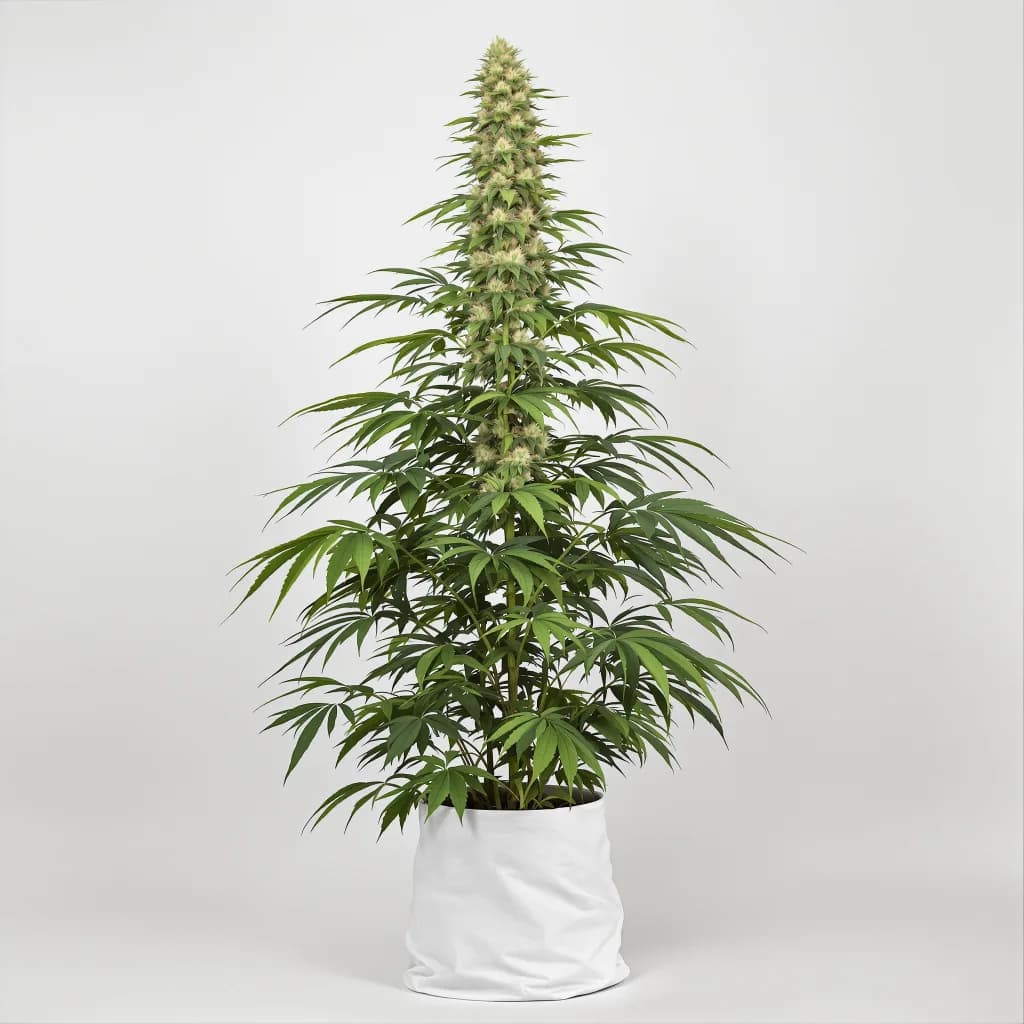Alpha Blue feminised cannabis plant