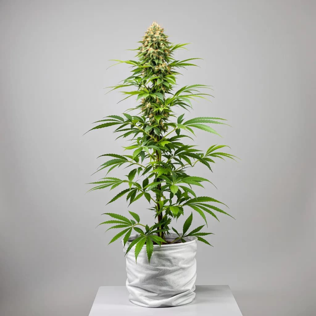 Lime Purple Mist feminised cannabis plant