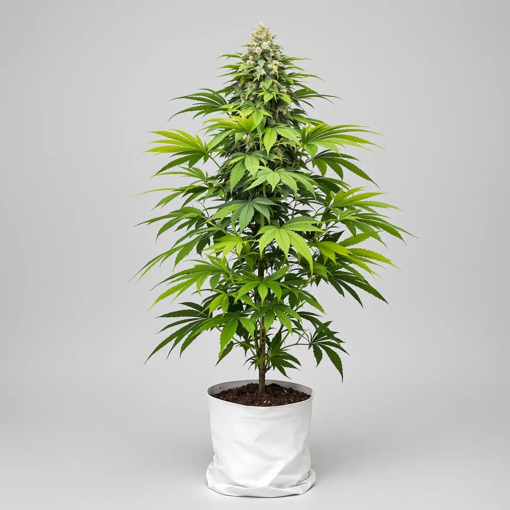 Purple Nepal feminised cannabis plant