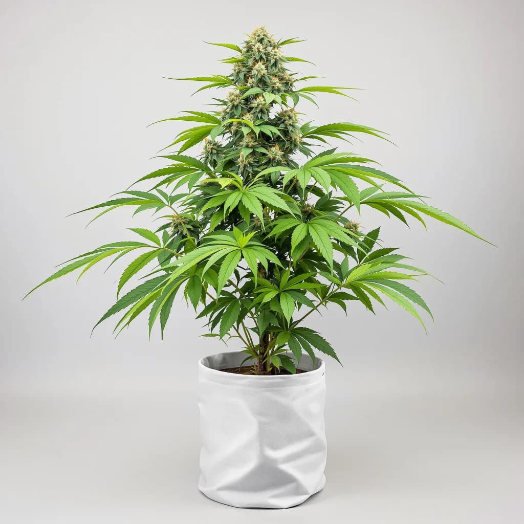 Red Bruce feminised cannabis plant